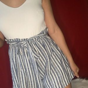 Altar’d State Blue and White Romper